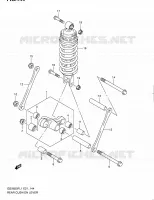 SHOCK ABSORBER LINKAGE (GSX650FAL1 E21) for Suzuki GSX-F 650 2011