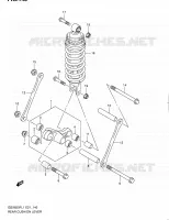 SHOCK ABSORBER LINKAGE (GSX650FL1 E21) for Suzuki GSX-F 650 2011