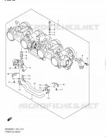 THROTTLE BODY for Suzuki GSX-F 650 2011