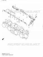 THROTTLE BODY for Suzuki GSX-F 650 2011