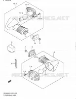 TJRN SIGNAL LAMP for Suzuki GSX-F 650 2011