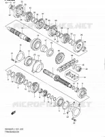 TRANSMISSION for Suzuki GSX-F 650 2011