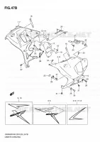 LOWER FAIRING (MODEL L0) for Suzuki GSX-F 650 2010