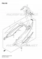 REAR FAIRING (MODEL L0) for Suzuki GSX-F 650 2010