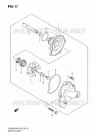 WATER PUMP for Suzuki GSX-F 650 2010
