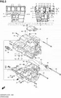 CRACKCASE COVER for Suzuki GSX-F 650 2012
