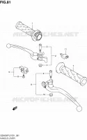 GRIPS & LEVERS (GSX650FAL2 E21) for Suzuki GSX-F 650 2012