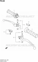 GRIPS & LEVERS (GSX650FUL2 E24) for Suzuki GSX-F 650 2012