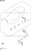 SEAT for Suzuki GSX-F 650 2012