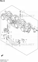 THROTTLE BODY for Suzuki GSX-F 650 2012
