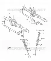 CAMSHAFT   VALVES for Suzuki GSX-F 750 1989