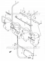 CARBURETOR FITTINGS for Suzuki GSX-F 750 1989