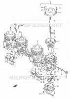 CARBURETOR for Suzuki GSX-F 750 1989