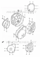 CRACKCASE COVER for Suzuki GSX-F 750 1989