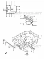 OIL PAN for Suzuki GSX-F 750 1989