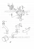 OIL PUMP for Suzuki GSX-F 750 1989