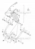 SHOCK ABSORBER LINKAGE for Suzuki GSX-F 750 1989
