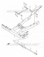 SWINGARM for Suzuki GSX-F 750 1989