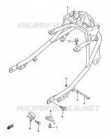 TAIL LAMP BAR for Suzuki GSX-F 750 1989