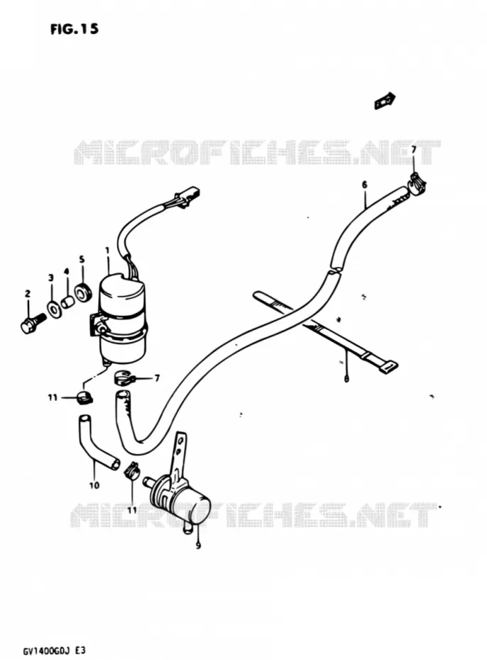 FUEL PUMP Suzuki MOTO 1400 CAVALCADE 1987  GV1400GD H/GV1400GC H
