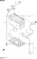 BATTERY for Suzuki INAZUMA 250 2013