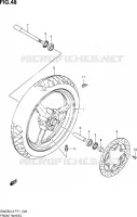 FRONT WHEEL for Suzuki INAZUMA 250 2013