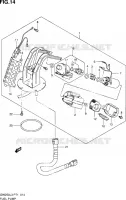 FUEL PUMP for Suzuki INAZUMA 250 2013