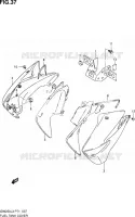 FUEL TANK COVER for Suzuki INAZUMA 250 2013