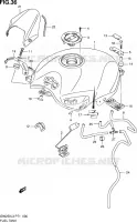 FUEL TANK for Suzuki INAZUMA 250 2013