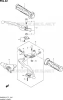 HANDGRIPS   LEVERS  for Suzuki INAZUMA 250 2013