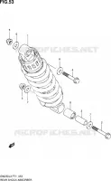 REAR DAMPER for Suzuki INAZUMA 250 2013