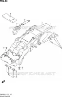 REAR FEDNER for Suzuki INAZUMA 250 2013