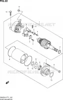 STARTER MOTOR for Suzuki INAZUMA 250 2013