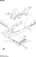 SWINGARM for Suzuki INAZUMA 250 2013