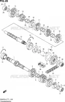 TRANSMISSION for Suzuki INAZUMA 250 2013