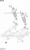 CHAIN GUARD for Suzuki MARAUDER 125 2011
