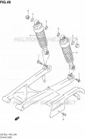 CHAIN GUARD for Suzuki MARAUDER 125 2011