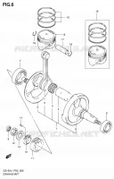 CRANKSHAFT for Suzuki MARAUDER 125 2011