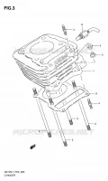 CYLINDER for Suzuki MARAUDER 125 2011