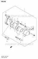 FRONT CALIPER for Suzuki MARAUDER 125 2011