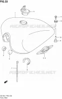 FUEL TANK for Suzuki MARAUDER 125 2011