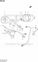 SPEEDOMETER (MODEL P02) for Suzuki MARAUDER 125 2011