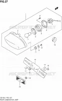 TAIL LIGHT ASSY for Suzuki MARAUDER 125 2011