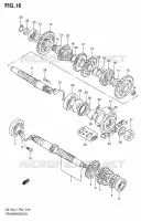 TRANSMISSION for Suzuki MARAUDER 125 2011
