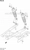 CHAIN GUARD for Suzuki MARAUDER 125 2011