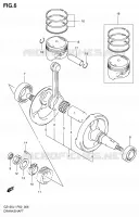 CRANKSHAFT for Suzuki MARAUDER 125 2011