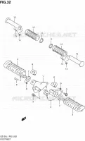 FOOTREST for Suzuki MARAUDER 125 2011