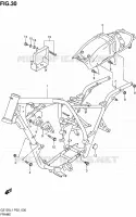 FRAME for Suzuki MARAUDER 125 2011