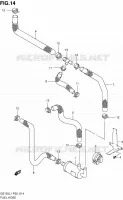 FUEL HOSE for Suzuki MARAUDER 125 2011