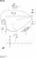 FUEL TANK for Suzuki MARAUDER 125 2011